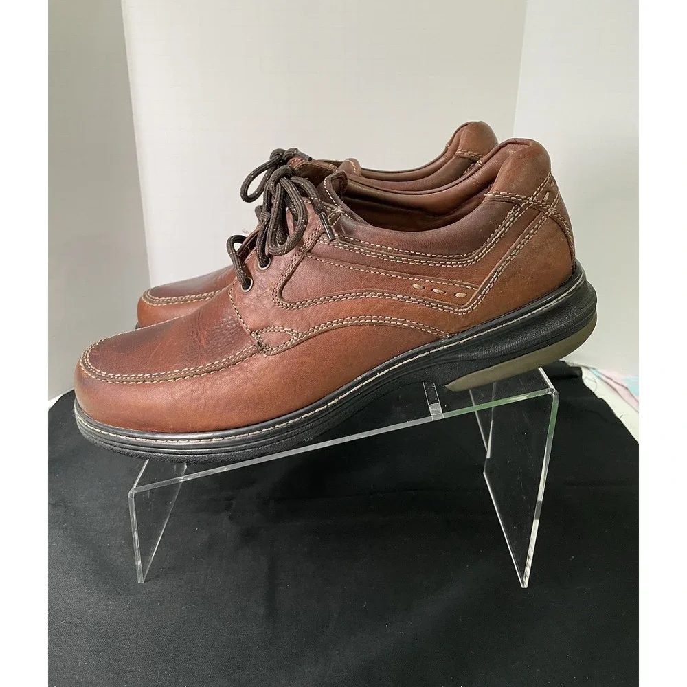 Johnson & Murphy Colvard XC4 Waterproof Sheepskin Men 10M Oxfords Shoes 25-1074